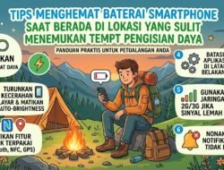 Tips Menghemat Baterai Smartphone Saat Berada di Lokasi yang Sulit Menemukan Tempat Pengisian Daya